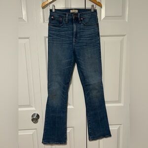Madewell Skinny Flare Jeans 11” Rise Size 27